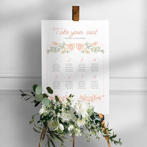 wedding printing - signage